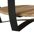 Salontafel 65x32 cm massief ruw mangohout
