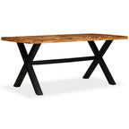 Eettafel 180x90x76 cm massief acacia- en mangohout