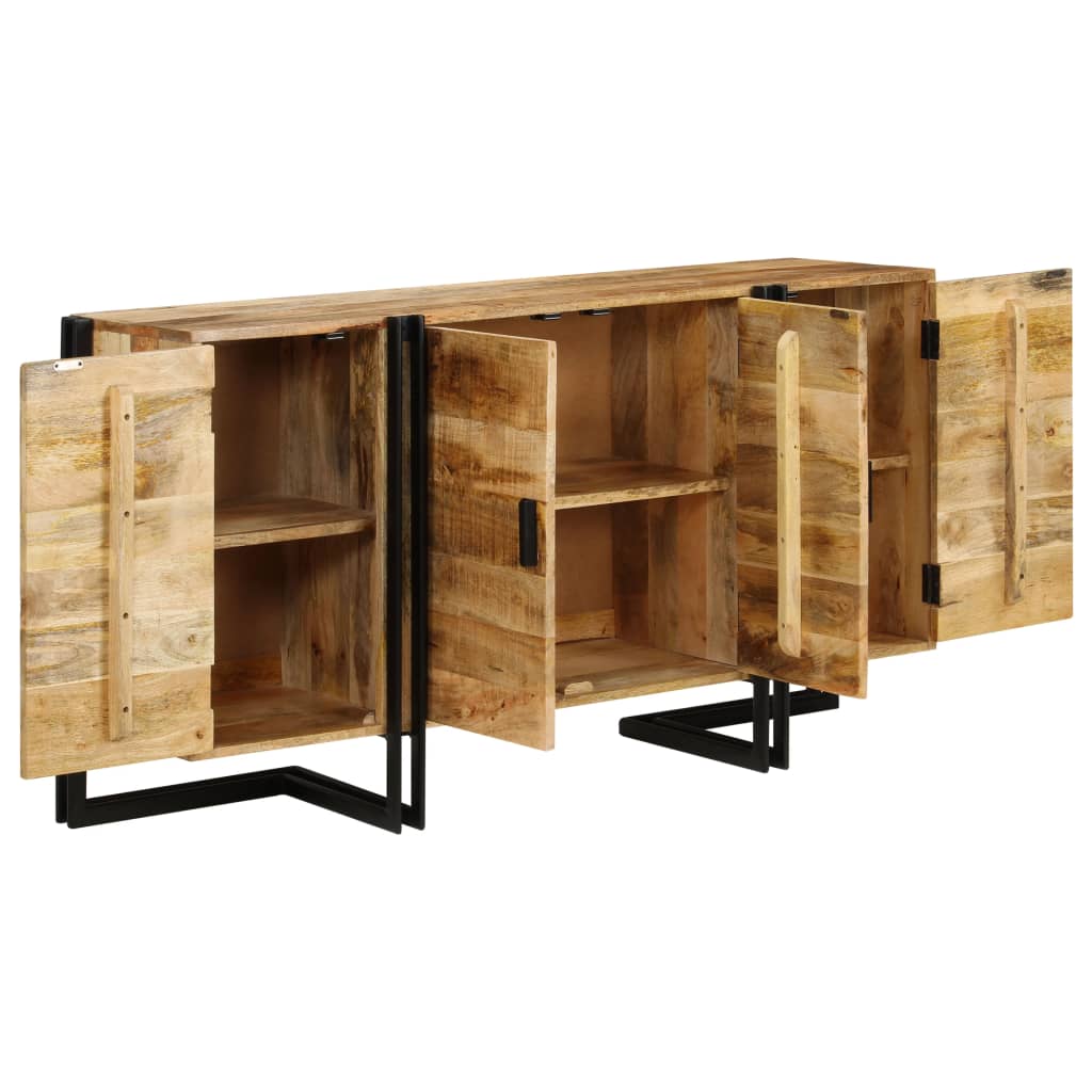 Dressoir 150x40x80 cm massief mangohout