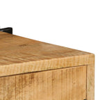 Dressoir 150x40x80 cm massief mangohout