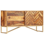 Dressoir 118x30x60 cm massief acaciahout