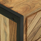 Wandtafel met lade Bruin 90 x 35 x 80 cm Massief Acaciahout