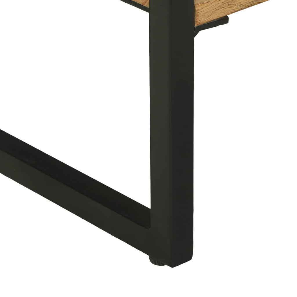 Wandtafel met lade Bruin 90 x 35 x 80 cm Massief Acaciahout