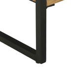 Wandtafel met lade Bruin 90 x 35 x 80 cm Massief Acaciahout