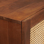 Hoge Kast Bruin 60 x 33,5 x 100 cm Massief Mango Hout