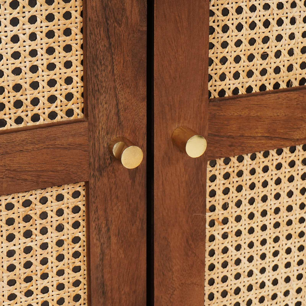 Hoge Kast Bruin 60 x 33,5 x 100 cm Massief Mango Hout