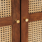 Hoge Kast Bruin 60 x 33,5 x 100 cm Massief Mango Hout