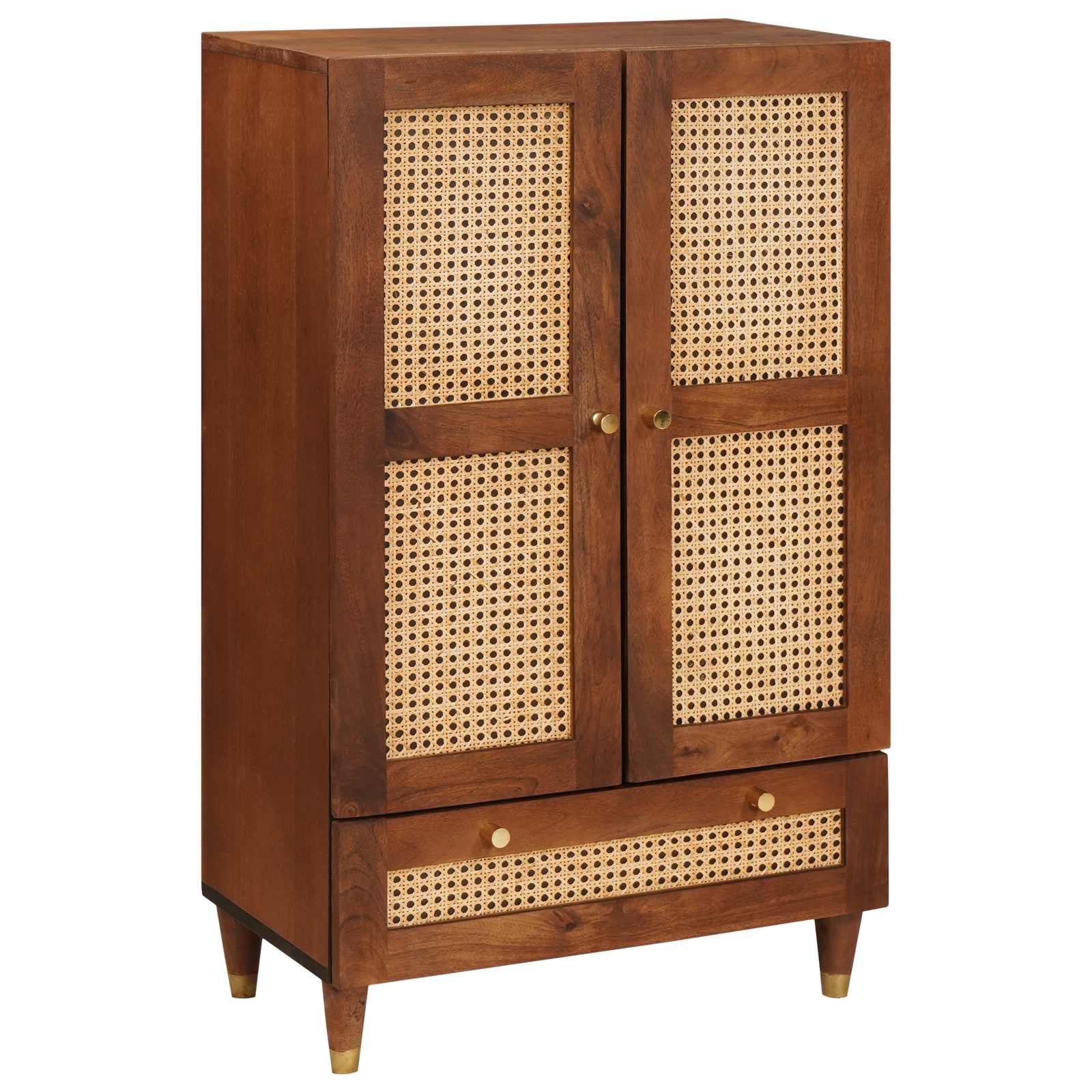 Hoge Kast Bruin 60 x 33,5 x 100 cm Massief Mango Hout