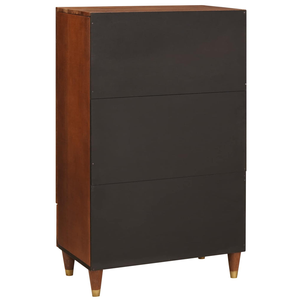 Hoge Kast Bruin 60 x 33,5 x 100 cm Massief Mango Hout