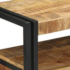 Wandtafel met lade Bruin 90 x 33 x 75 cm Massief Mango Hout
