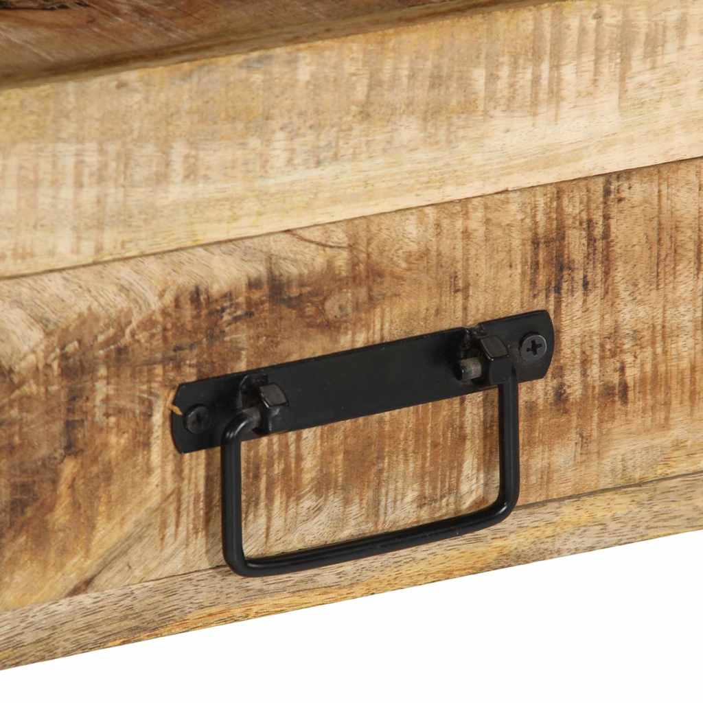 Wandtafel met lade Bruin 90 x 33 x 75 cm Massief Mango Hout