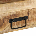 Wandtafel met lade Bruin 90 x 33 x 75 cm Massief Mango Hout