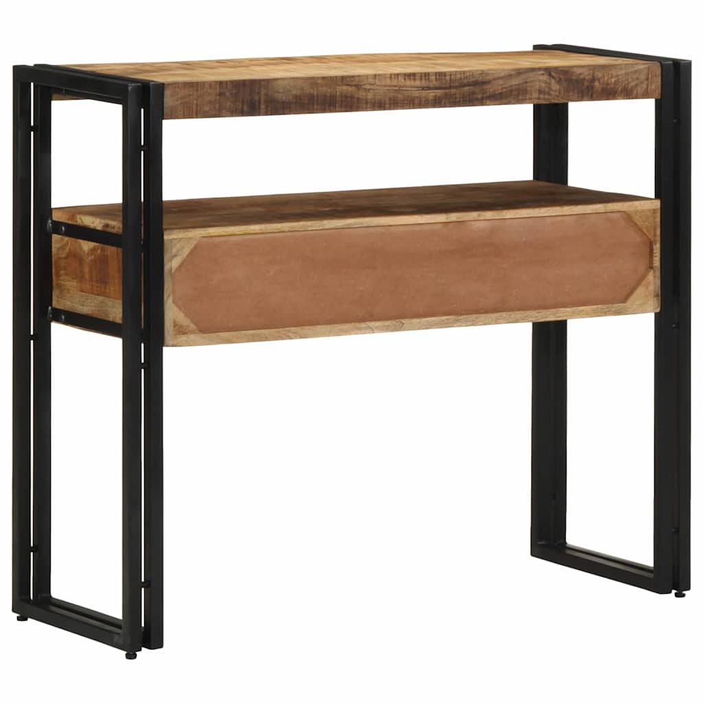 Wandtafel met lade Bruin 90 x 33 x 75 cm Massief Mango Hout