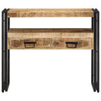 Wandtafel met lade Bruin 90 x 33 x 75 cm Massief Mango Hout