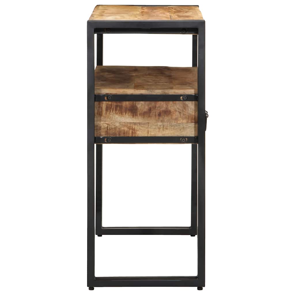 Wandtafel met lade Bruin 90 x 33 x 75 cm Massief Mango Hout