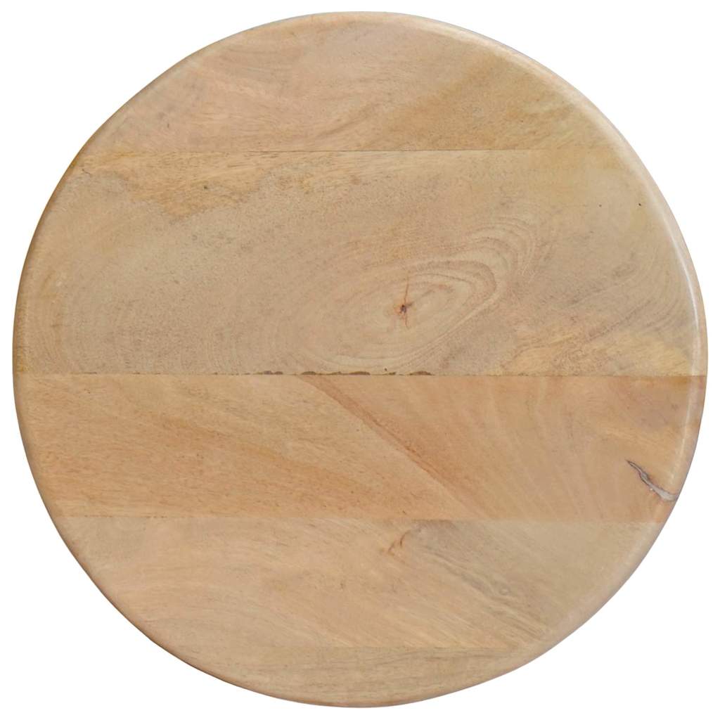 Nest Koffietafels 3 st Zwart Ø 54 x 40 cm Massief Mango Hout