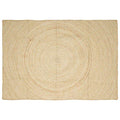 Gebied Tapijt Wit 160 x 230 cm Jute