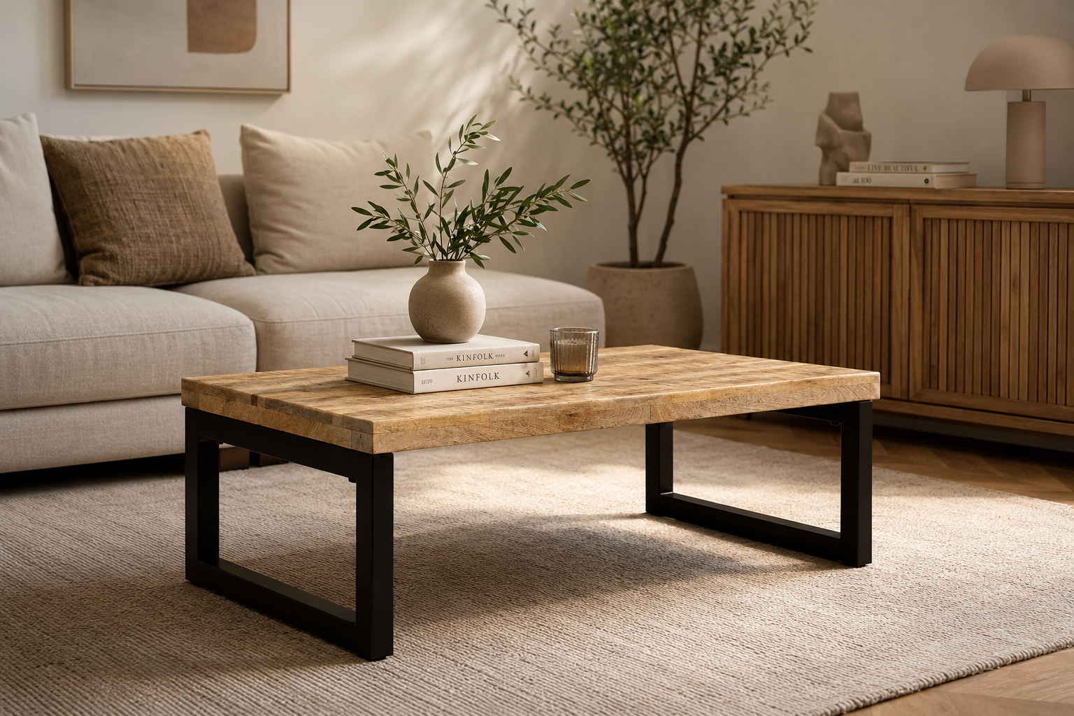 Luca Salontafel | Massief Mangohout