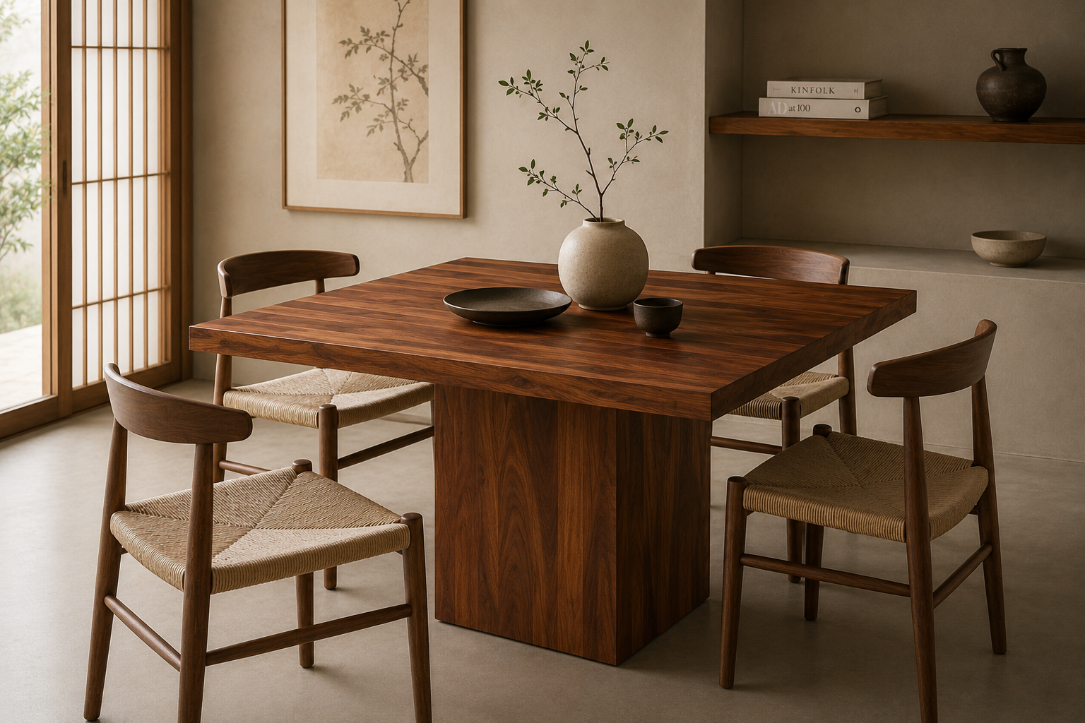 Kyoto Eettafel | Massief Acaciahout