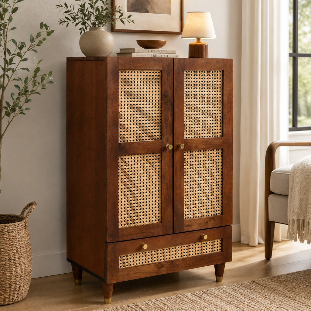 Sanji Hoge Kast | Mangohout & Rotan