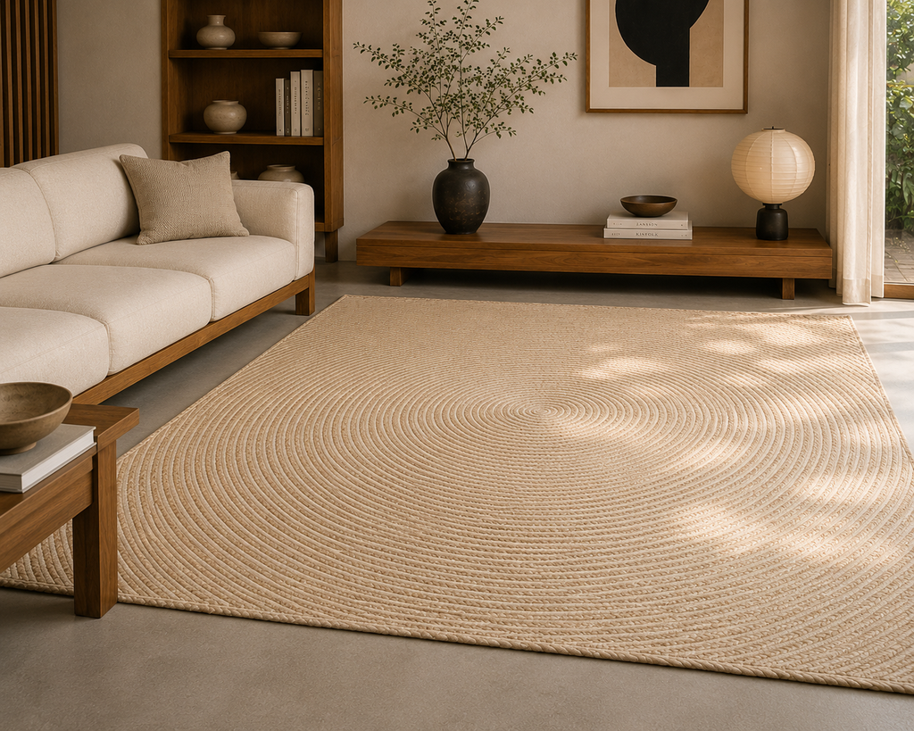 Chi Vloerkleed | Natuurlijke Jute – 160 × 230 cm